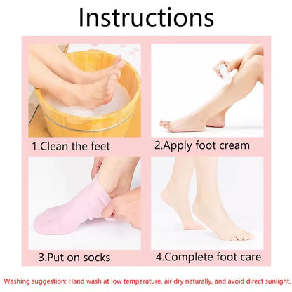 SilkyStep Foot Renewal Socks - Rejuvenate and pamper your feet with the ultimate spa experience - 1+2 FREE