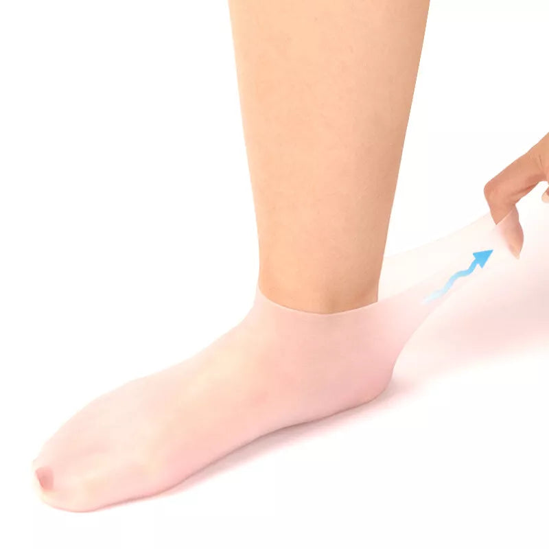 SilkyStep Foot Renewal Socks - Rejuvenate and pamper your feet with the ultimate spa experience - 1+2 FREE