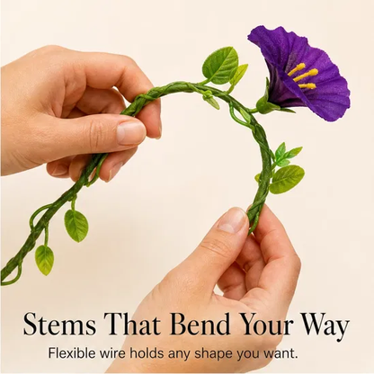 Bowerly™ – UV-Resistant Lifelike Hanging Morning Glory Vines for Outdoor Porch & Garden Decor + 50% OFF