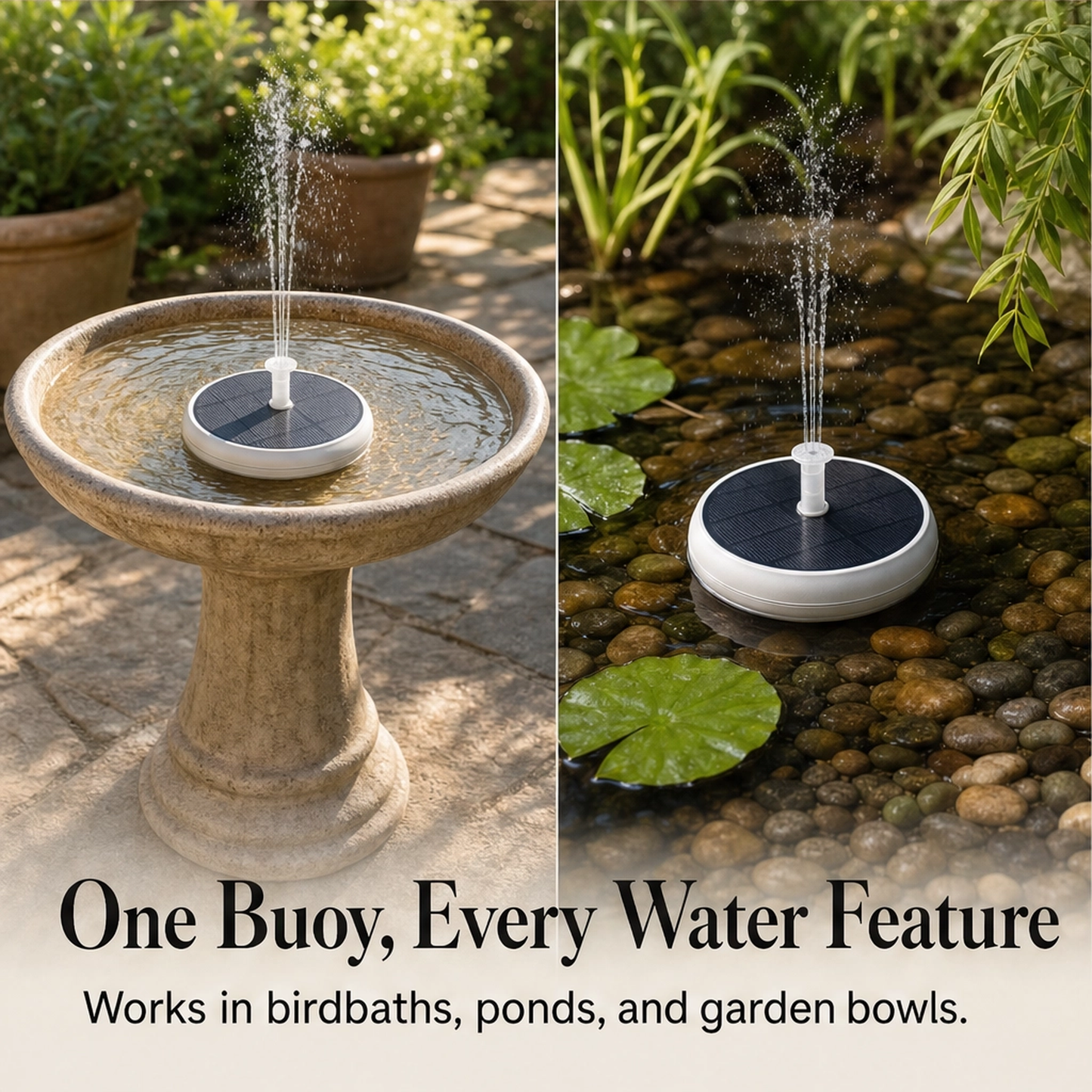 Wrenbrook – Anti-Drift Solar Fountain Pump for Birdbaths & Ponds + 50% OFF