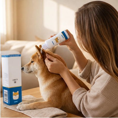 Hazelpaw – Gentle Deep-Clean & Soothing Pet Ear Cleaner Solution + 50% OFF