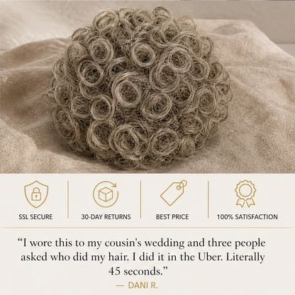 Tousselle – Drawstring Messy Curly Bun Hairpiece + 50% OFF