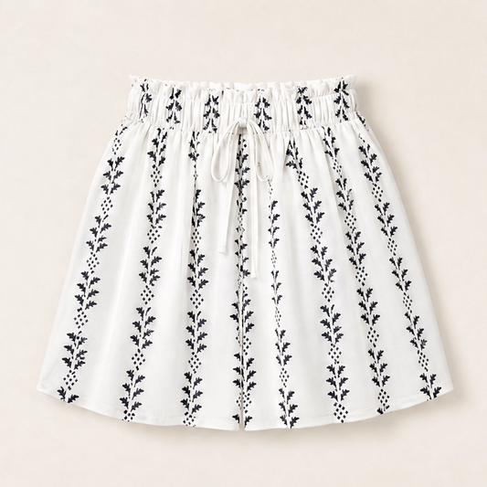 Wanderlyn – Flowy High-Waist Bohemian Print Shorts + 50% OFF