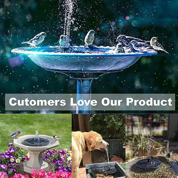The AuraFlow Solar Fountain — Instant Garden Vitality + 50% OFF