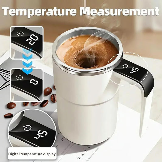 The AuraMix Smart Stirring Mug — Hands-Free Stir & Sip! + 50% OFF