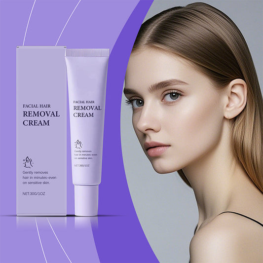 The AuraSilky Facial Cream — Gentle and Painless Hair Removal + 1+1 FREE
