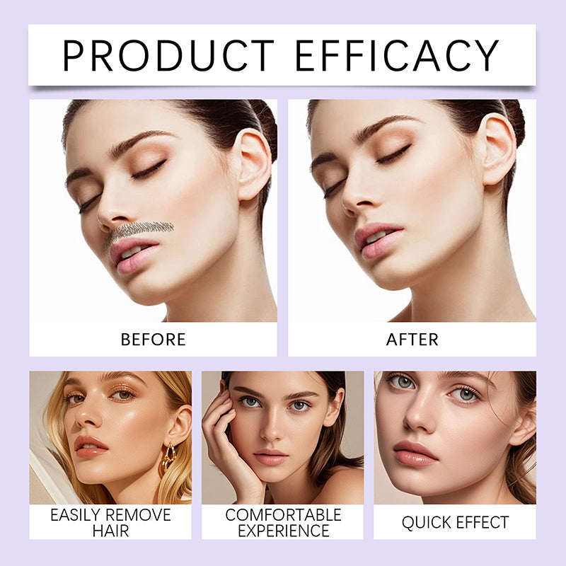 The AuraSilky Facial Cream — Gentle and Painless Hair Removal + 1+1 FREE