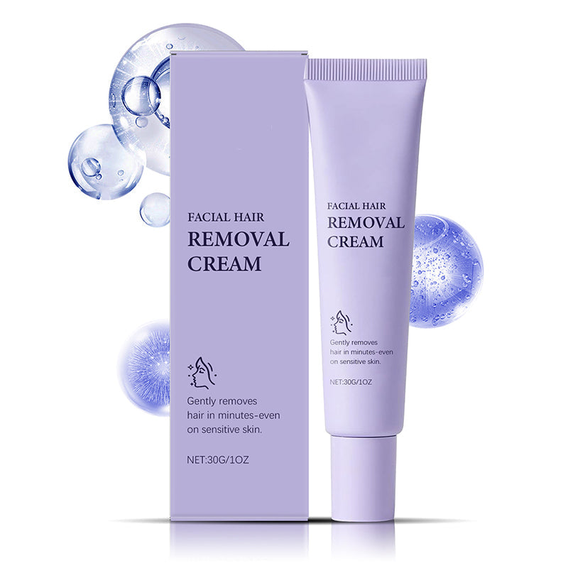 The AuraSilky Facial Cream — Gentle and Painless Hair Removal + 1+1 FREE