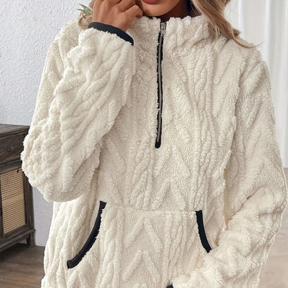 The Fluffy Half-Zip Pullover - The Coziest Sweatshirt You'll Own + 50% OFF