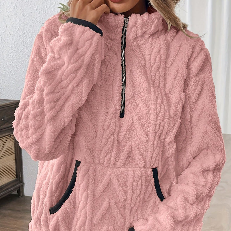 The Fluffy Half-Zip Pullover - The Coziest Sweatshirt You'll Own + 50% OFF