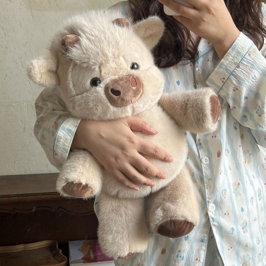 Heather & Hoof™ – Ultra-Soft 14" Highland Cow Plush Cuddle Companion + 50% OFF