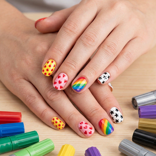 Inkbloom™ – Dual-Tip Quick-Dry Nail Art Marker Pens - BUY 1 + PICK 1 FREE COLOR