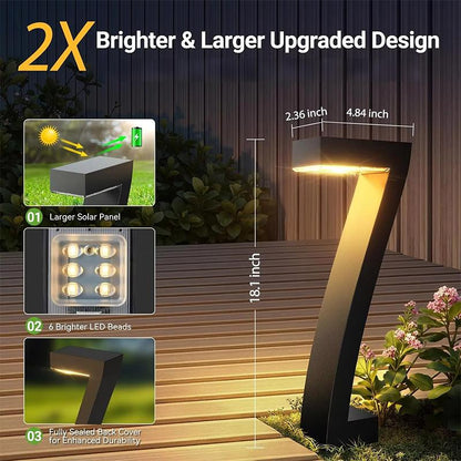 The Aura7 Solar Path Lights — Modern Lighting Reimagined + 50% OFF