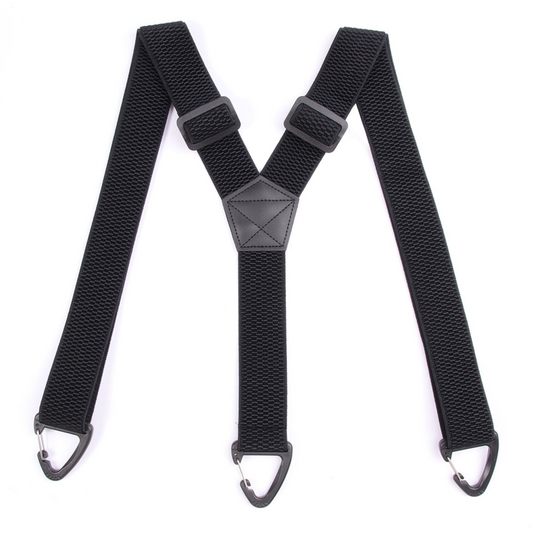Bracewell – Heavy-Duty X-Back Suspenders with Locking Belt Loop Hooks + 50% OFF