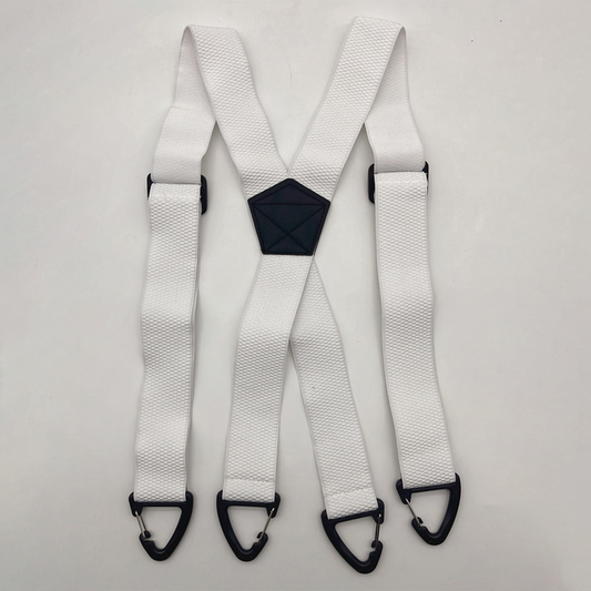 Bracewell – Heavy-Duty X-Back Suspenders with Locking Belt Loop Hooks + 50% OFF