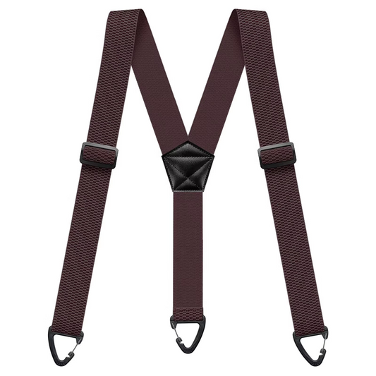 Bracewell – Heavy-Duty X-Back Suspenders with Locking Belt Loop Hooks + 50% OFF