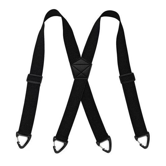 Bracewell – Heavy-Duty X-Back Suspenders with Locking Belt Loop Hooks + 50% OFF