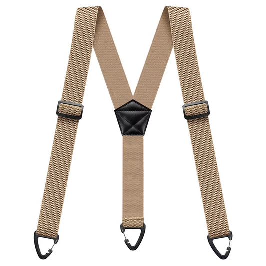 Bracewell – Heavy-Duty X-Back Suspenders with Locking Belt Loop Hooks + 50% OFF