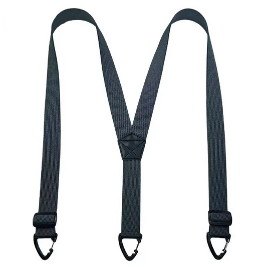 Bracewell – Heavy-Duty X-Back Suspenders with Locking Belt Loop Hooks + 50% OFF