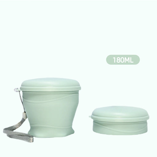Canteo™ – Leak-Proof Collapsible Silicone Travel Cup with Lid & Wrist Strap + 50% OFF
