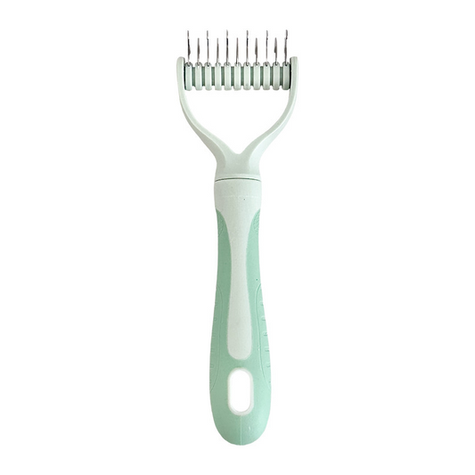 Coatcraft™ – Dual-Sided Dematting & De-Shedding Rake for Dogs & Cats + 50% OFF