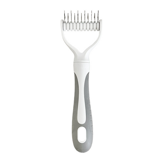 Coatcraft™ – Dual-Sided Dematting & De-Shedding Rake for Dogs & Cats + 50% OFF