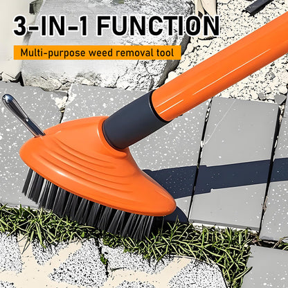 Pavercraft™ – 3-in-1 Weed & Moss Wire Brush with Extendable Pole + 50% OFF
