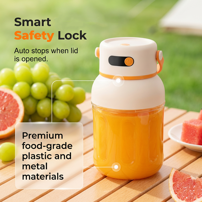 Frescato™ – Cordless Portable Blender with Digital Display & Dual Lid System + 50% OFF