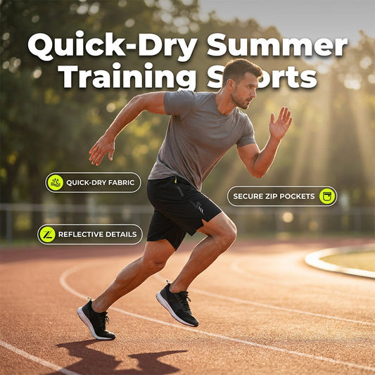 Stryde – Quick-Dry Zip-Pocket Training Shorts for Men + 50% OFF