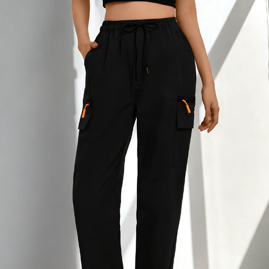 Driftwell™ – Adjustable Drawstring Cargo Pants with Zip Pockets + 50% OFF