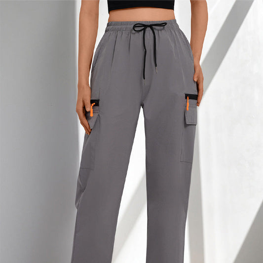 Driftwell™ – Adjustable Drawstring Cargo Pants with Zip Pockets + 50% OFF