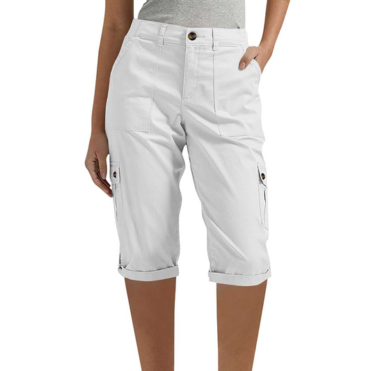 Driftease™ – Lightweight Cargo-Pocket Comfort Capri Pants + 50% OFF