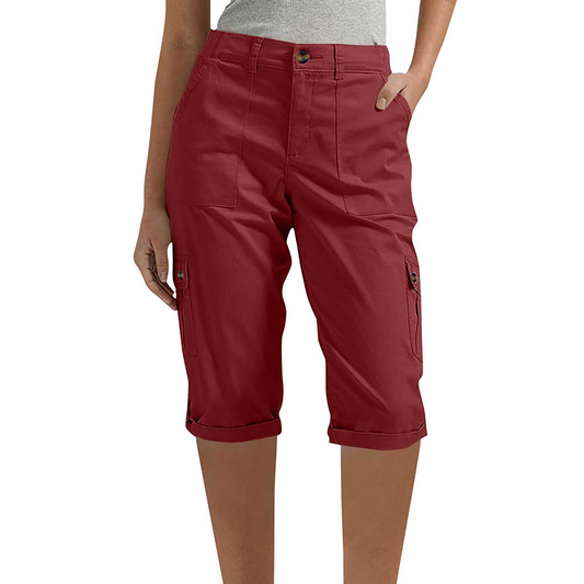 Driftease™ – Lightweight Cargo-Pocket Comfort Capri Pants + 50% OFF