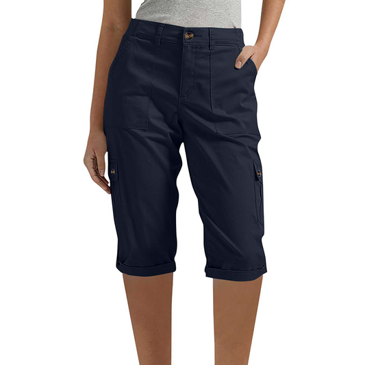 Driftease™ – Lightweight Cargo-Pocket Comfort Capri Pants + 50% OFF