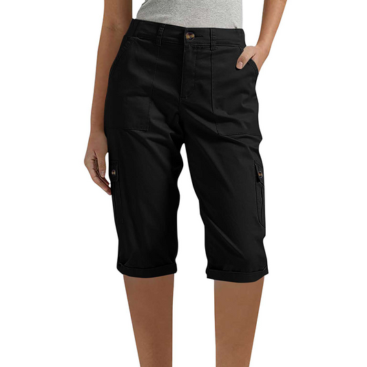 Driftease™ – Lightweight Cargo-Pocket Comfort Capri Pants + 50% OFF
