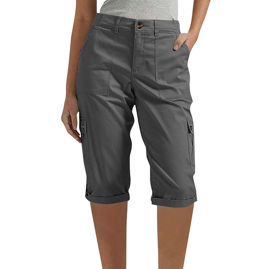 Driftease™ – Lightweight Cargo-Pocket Comfort Capri Pants + 50% OFF