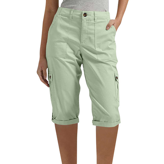Driftease™ – Lightweight Cargo-Pocket Comfort Capri Pants + 50% OFF