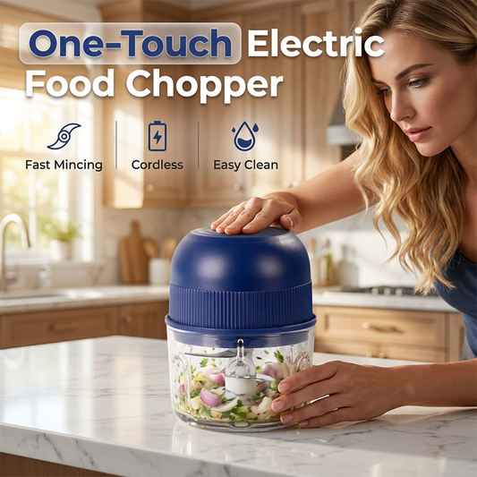 Mincra – Cordless One-Touch Electric Garlic Chopper & Mini Food Mincer + 50% OFF