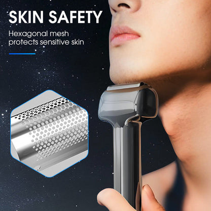 Torven – 3-Head Foil Electric Shaver with Skin-Safe Mesh & IPX6 Wet Use + 50% OFF