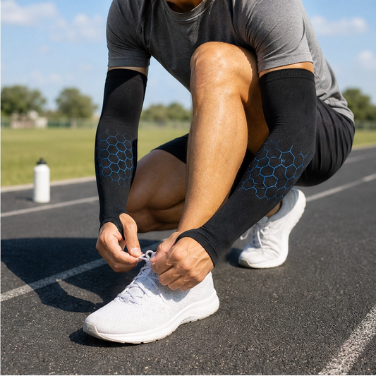 Solvra – UPF 50+ Cooling Compression Arm Sleeves + 50^ OFF