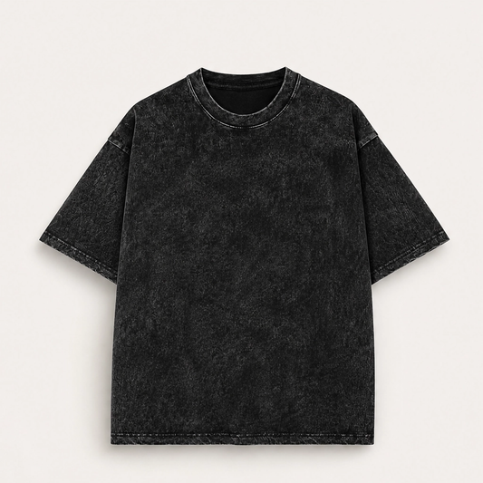 Millcroft – Heavyweight Acid Wash Oversized Cotton Tee + 50% OFF