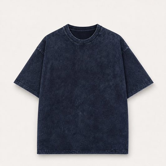 Millcroft – Heavyweight Acid Wash Oversized Cotton Tee + 50% OFF