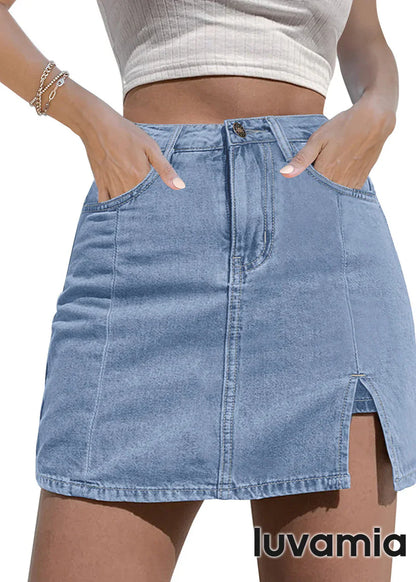 EffortlessChic Denim Skort + Own Every Moment, Confidently - 50% OFF