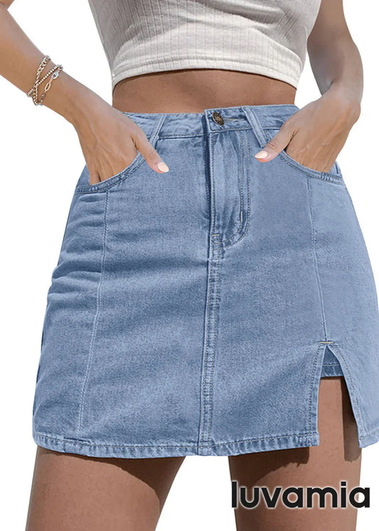 EffortlessChic Denim Skort + Own Every Moment, Confidently - 50% OFF